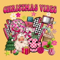 Retro Pink Christmas Vibes Vintage Hoodie | Teevron