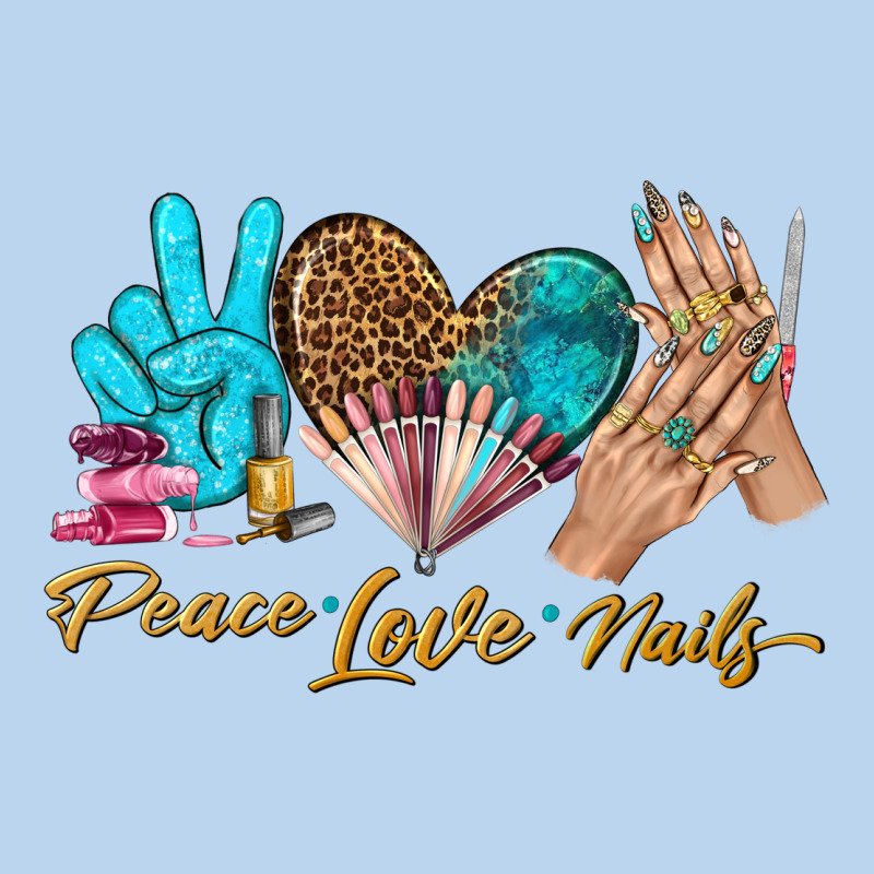 Peace Love Nails Bbs Classic Tee by BundleAndBundleShop | Teevron
