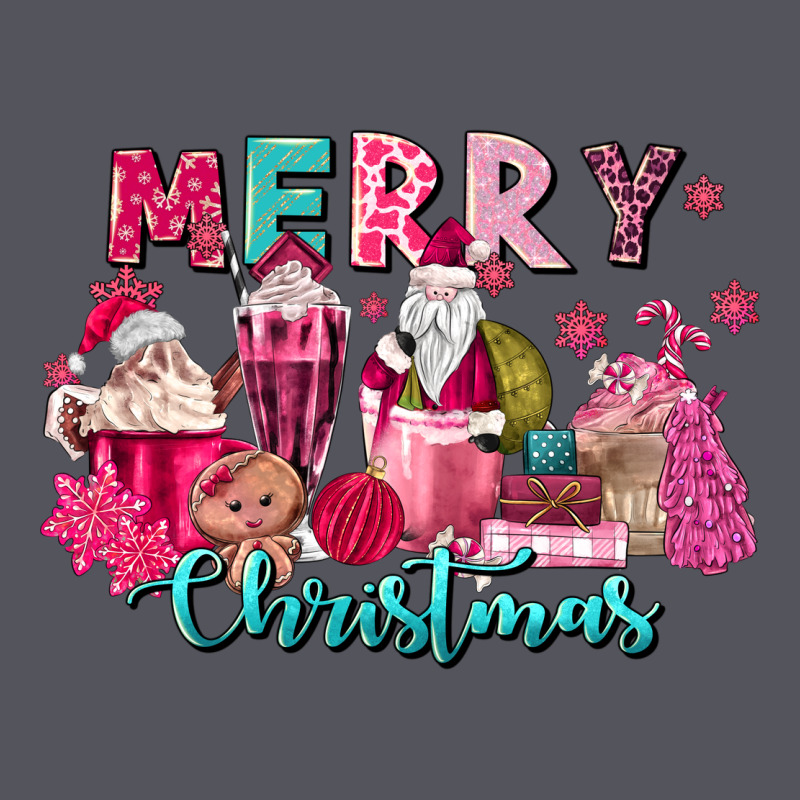 Pink Christmas Coffee Cups Vintage Hoodie by MaliasSmallBusiness | Teevron