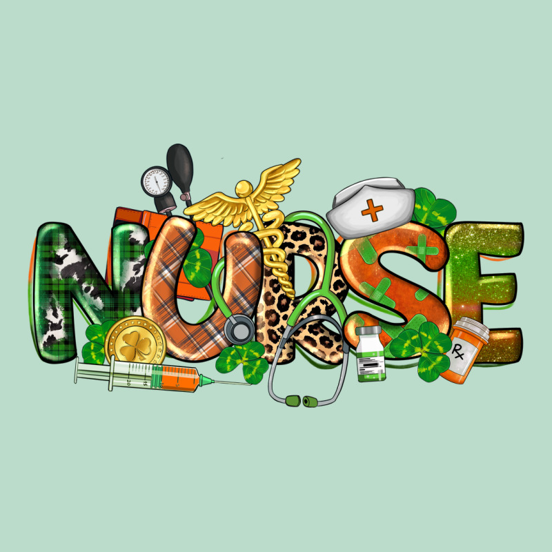 St. Patrick's Day Nurse Premium Hoodie by CowGirlArtShop | Teevron