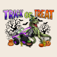 Trick Or Treat With Monster Truck And T Rex Zipper Hoodie | Teevron