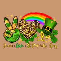 Peace Love St. Patrick's Day Heavyweight Hoodie | Teevron