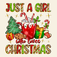 Just A Girl Who Loves Christmas Vintage Tee | Teevron