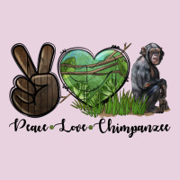 Peace Love Chimpanzee Ladies Tee | Teevron