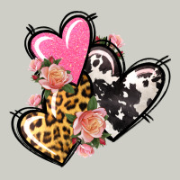 Pink Glitter Leopard Cowhide Hearts Valentine's Heavyweight Hoodie | Teevron