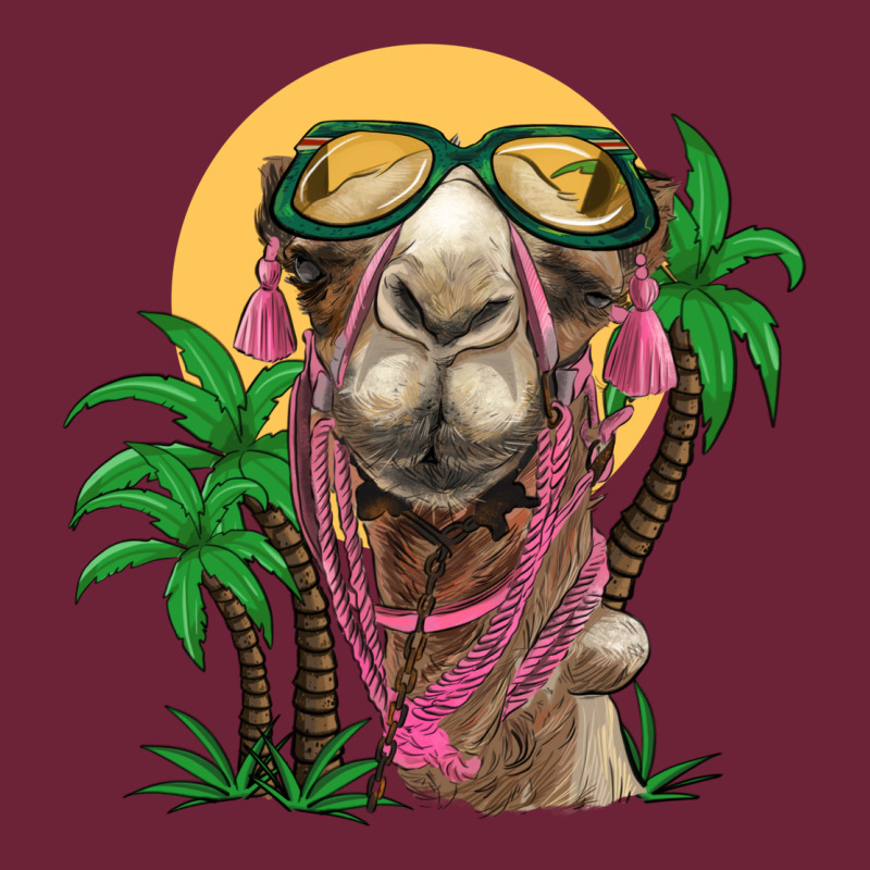 Camel With Oasis Long Sleeve Tee by BarkalooDesign | Teevron