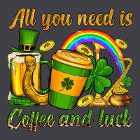 St. Patrick's All You Need Is Coffee And Luck Heavyweight Hoodie | Teevron