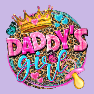 Daddys Girl Heavy Core Tee Designed By Nancycooperartshop