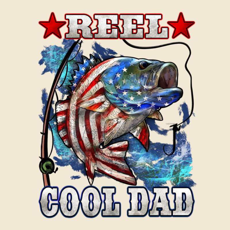 Reel Cool Dad Bass Premium Tee by LillyAllenDesigns | Teevron