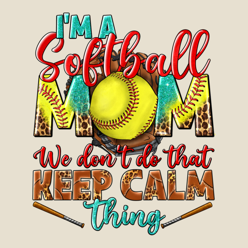 I'm A Softball Mom We Don't Do That Keep Calm Urban Heavy Tee by BundleAndBundleShop | Teevron