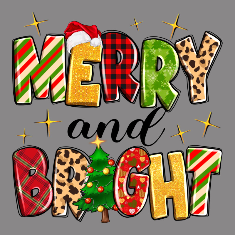 Merry And Bright Vintage Tee by MaliasSmallBusiness | Teevron