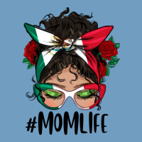 Mexican Mom Life Messy Bun Mama Urban Heavy Tee | Teevron