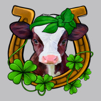 Lucky Horseshoe 4 Leaf Clover Baby Calf Long Sleeve Tee | Teevron