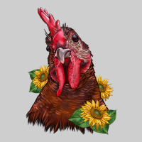 Rooster Sunflower Premium Tee | Teevron