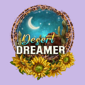 Desert Dreamer Heavy Core Tee Designed By Nancycooperartshop