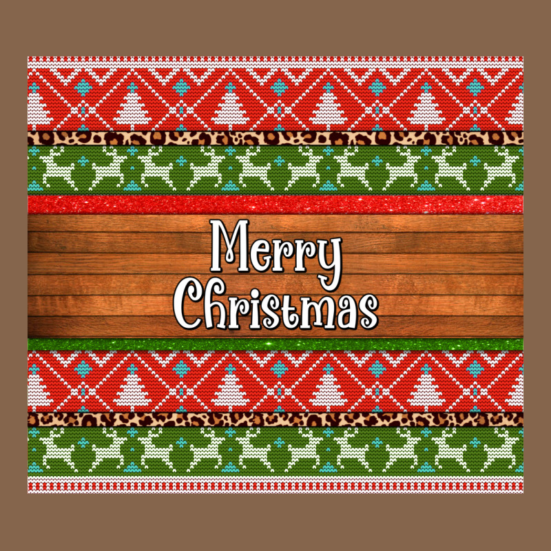 Merry Christmas Knitted Reindeer Pattern Premium Tee by Jasminsmagicworld | Teevron