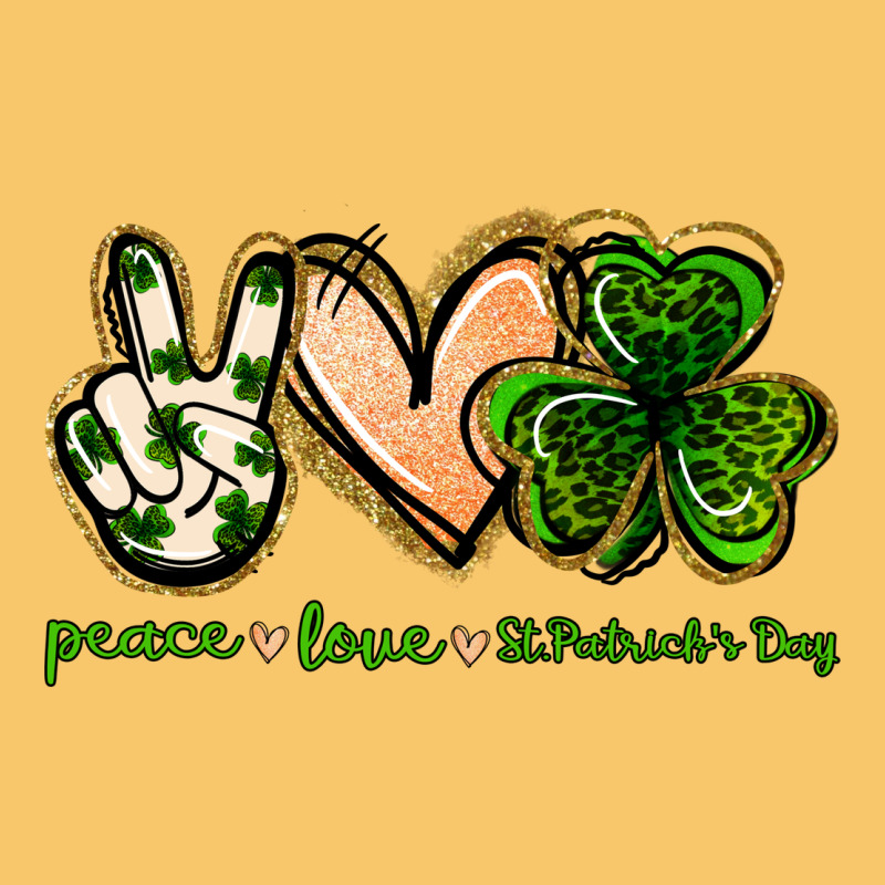 Peace Love St.patrick's Day Vintage Hoodie by Jasminsmagicworld | Teevron