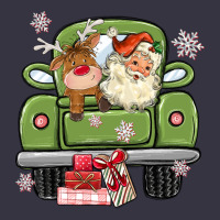 Christmas Santa And Reindeer Truck Vintage Hoodie | Teevron