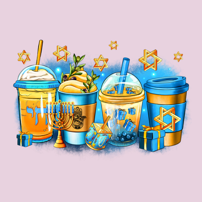 Hanukkah Coffee Ladies Tee by Jasminsmagicworld | Teevron