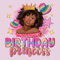 Birthday Princess With Afro Girl Ladies Tee | Teevron