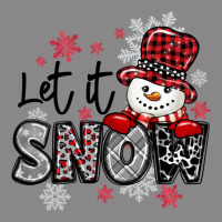 Let It Snow Sowman Snowflake Vintage Tee | Teevron