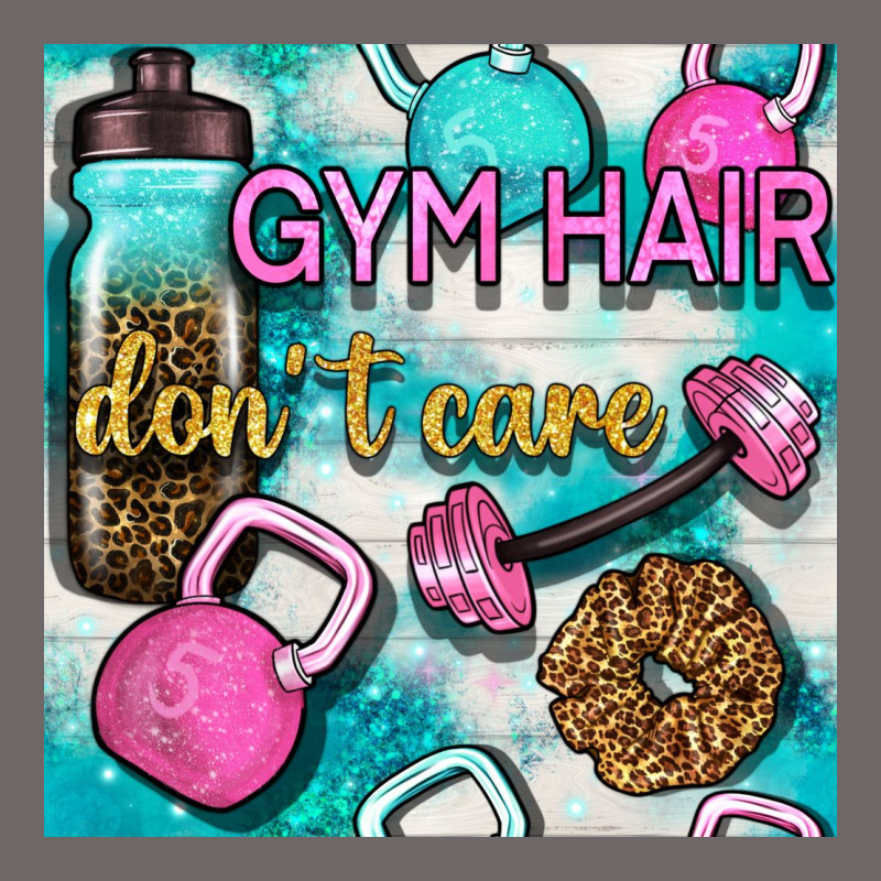 Gym Hair Don't Care Clasp And Water Bottle With Glitter Seamless Patte Classic Tee by BundleAndBundleShop | Teevron