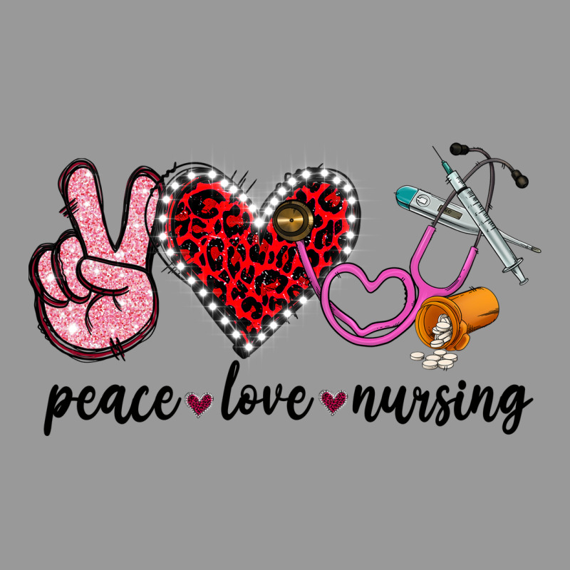 Peace Love Nursing Vintage Hoodie by Jasminsmagicworld | Teevron