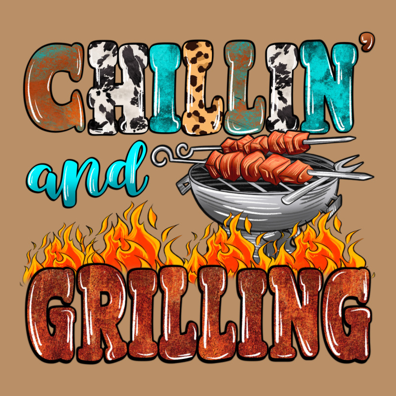 Chillin And Grilling Vintage Hoodie by MaliasSmallBusiness | Teevron