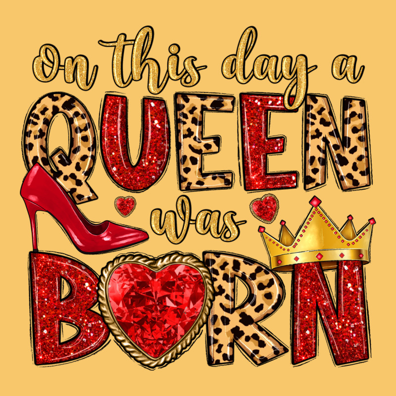 On This Day A Queen Was Born Vintage Hoodie by MaliasSmallBusiness | Teevron