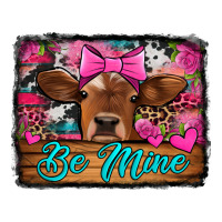 Be Mine Valentine's Day Cow Premium Tee | Teevron
