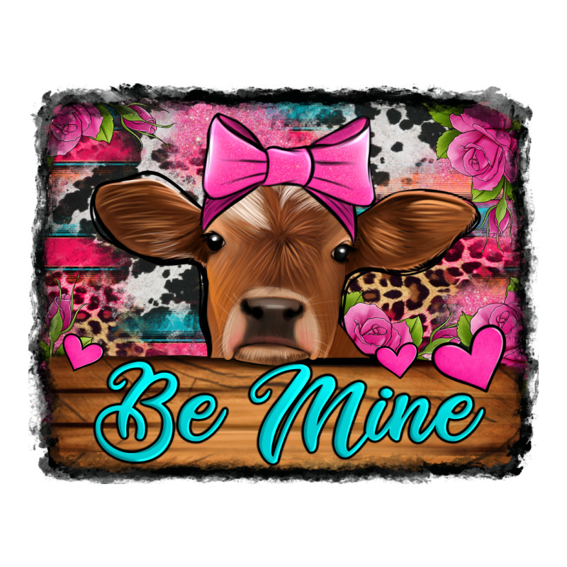 Be Mine Valentine's Day Cow Premium Tee by Jasminsmagicworld | Teevron