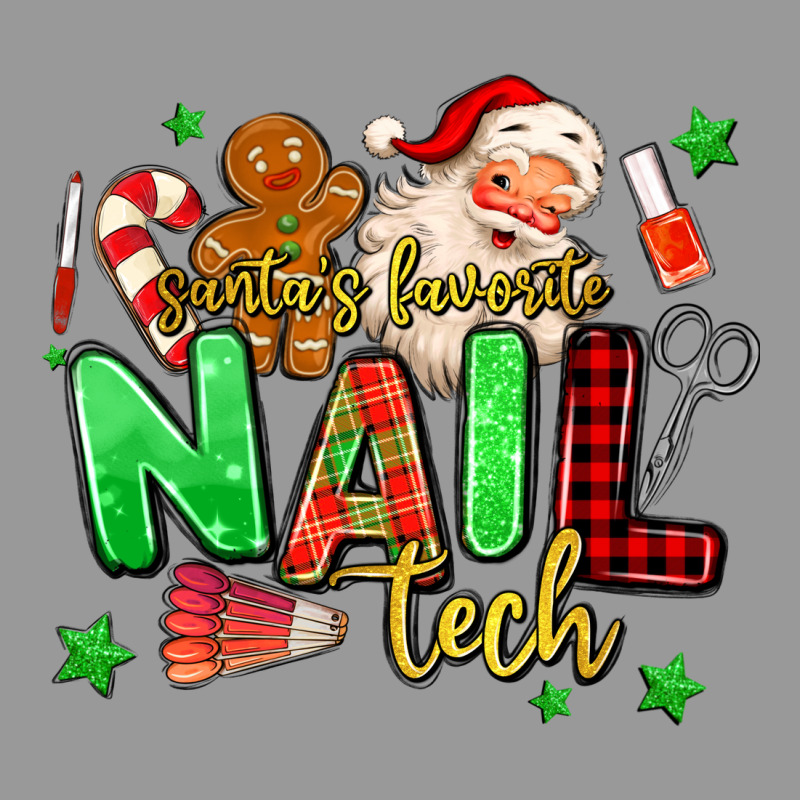 Santas Favorite Nail Tech Vintage Hoodie by MaliasSmallBusiness | Teevron