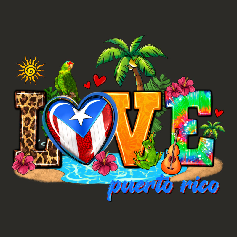 Love Puerto Rico Heavy Core Tee by AdoDesignShop | Teevron