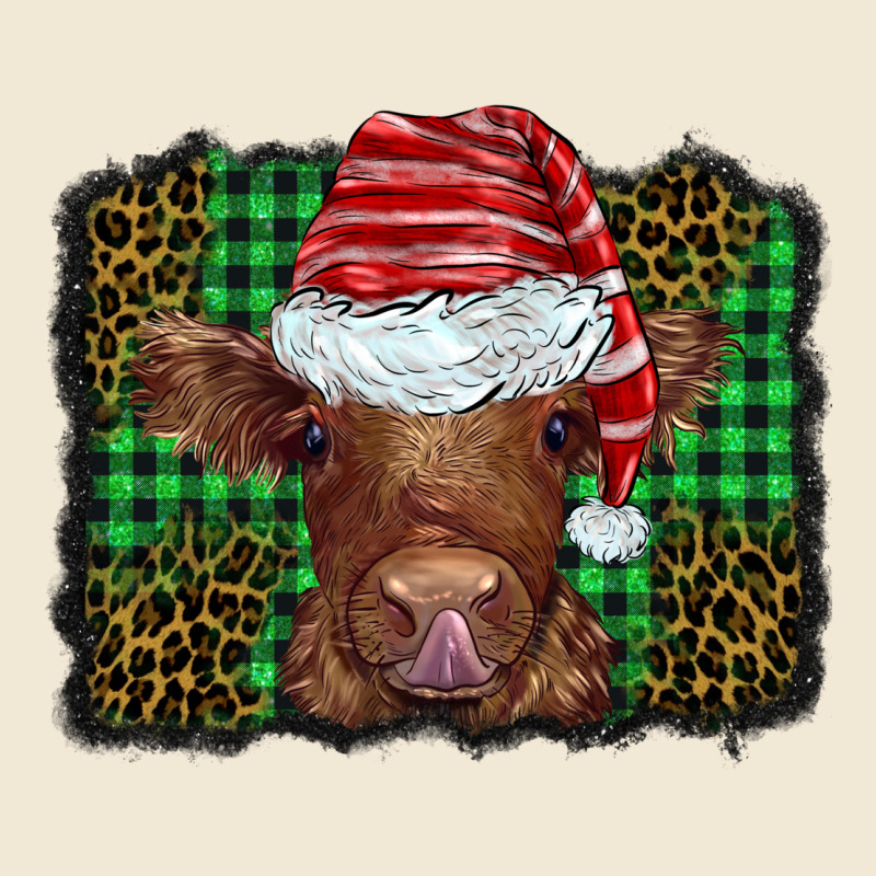 Christmas Leopard Buffalo Plaid Baby Highland Cow Premium Tee by BarkalooDesign | Teevron