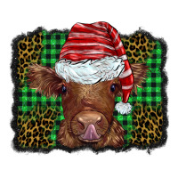 christmas leopard buffalo plaid baby highland cow | Teevron