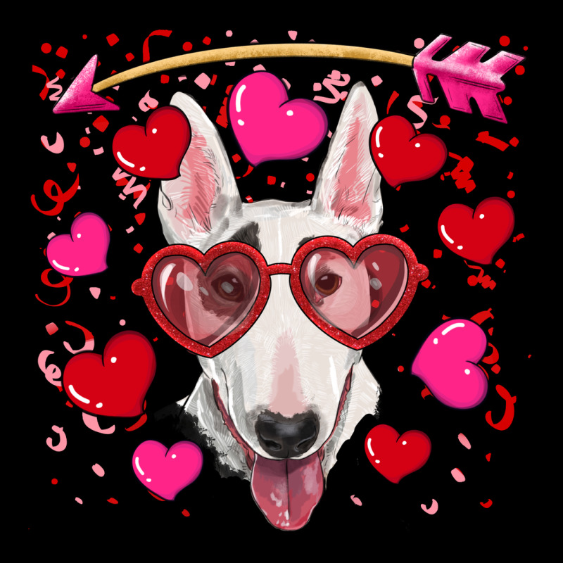 Valentine's Day  Bull Terrier Ladies Tee by RanaPortraitStore | Teevron