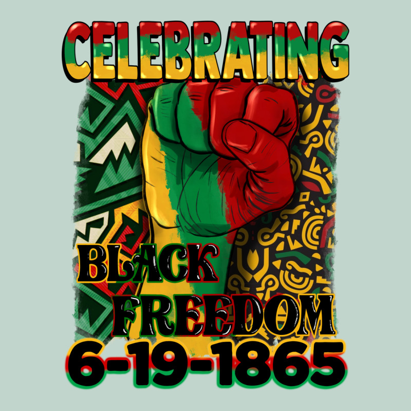 Celebrating Black Freedom 6 19 1865 Juneteenth Zipper Hoodie by CowGirlArtShop | Teevron