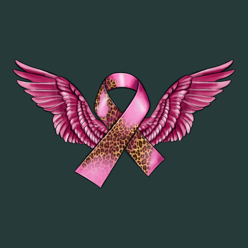 Breast Cancer Ribbon With Angel Wings Premium Sweatshirt by FaDigitalArtStudio | Teevron
