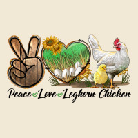 Peace Love Leghorn Chicken Ladies Tee | Teevron