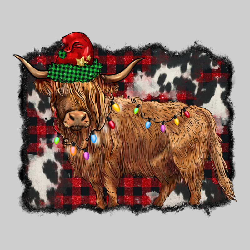 Christmas Highland Cow Premium Tee by BarkalooDesign | Teevron
