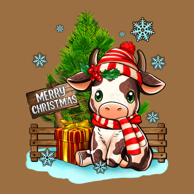 Merry Christmas Cow Vintage Tee by MaliasSmallBusiness | Teevron