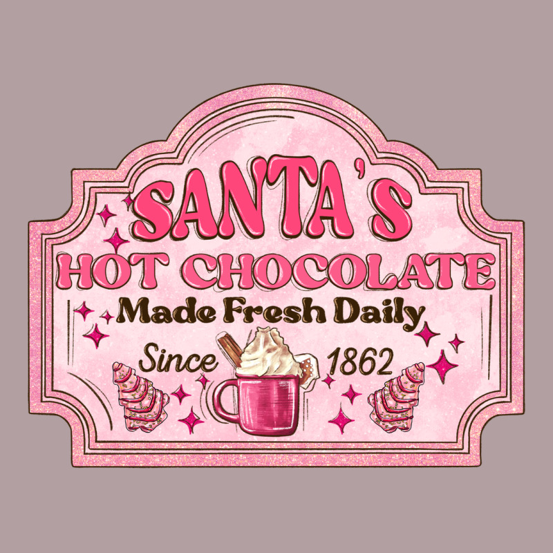 Santas Hot Chocolate Vintage Hoodie by MaliasSmallBusiness | Teevron