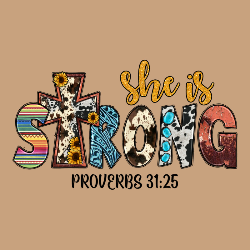 She İs Strong Proverbs 31 25 Vintage Tee by JahusDesignShop | Teevron