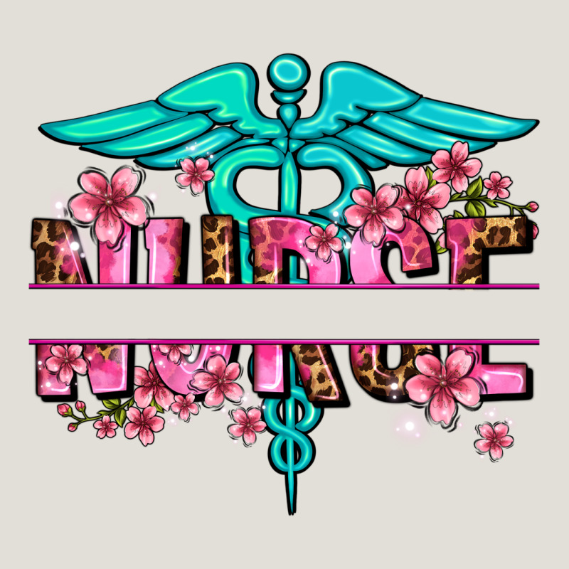 Floral Nurse Preview Heavy Core Tee by AdoDesignShop | Teevron