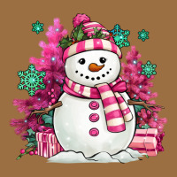 Pink Christmas Snowman Vintage Tee | Teevron