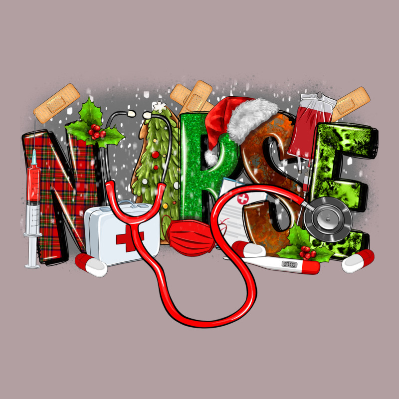 Nurse Christmas Vintage Hoodie by MaliasSmallBusiness | Teevron