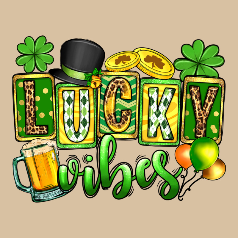 St. Patrick's Lucky Vibes Heavyweight Hoodie by OliviaCreatesArt | Teevron