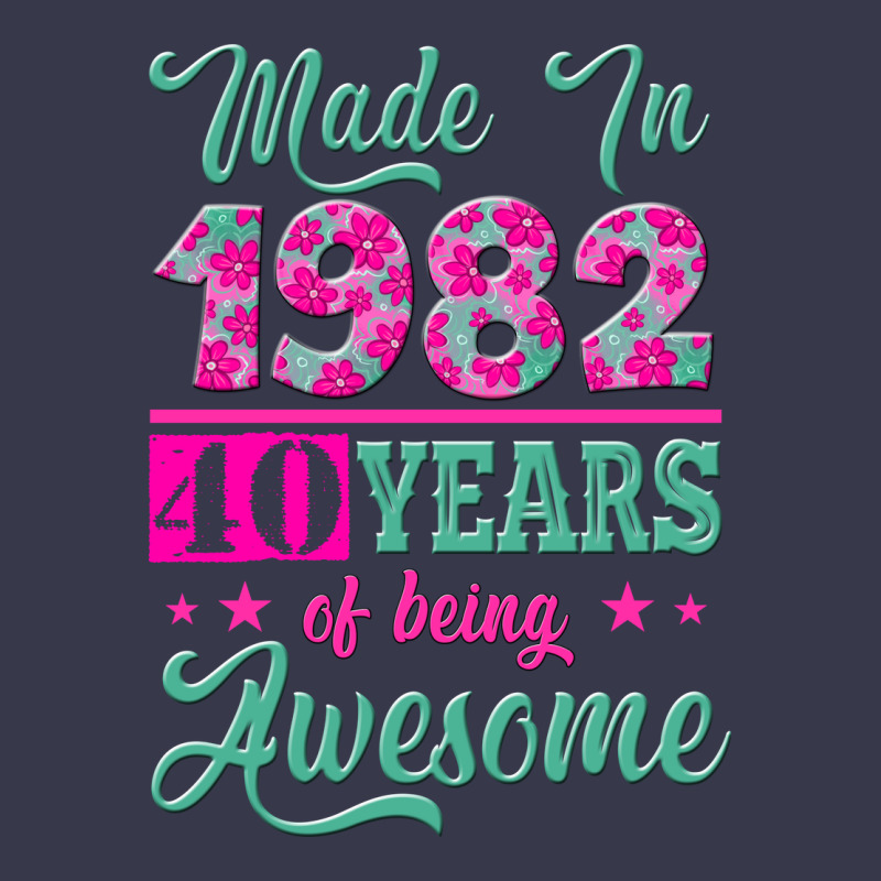 Made In 1982, 40 Years Of Being Awesome Long Sleeve Tee by Jasminsmagicworld | Teevron