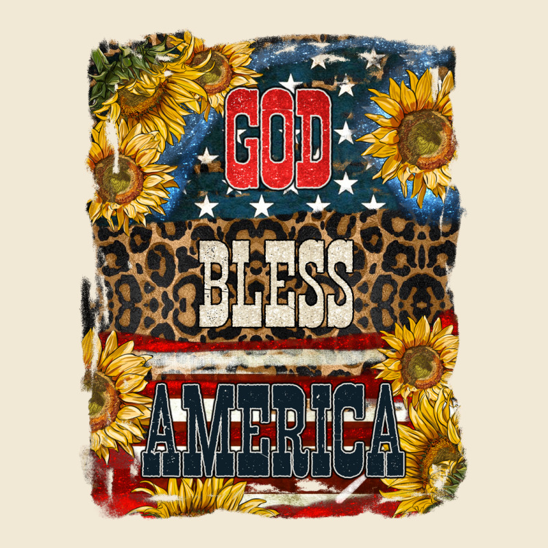 Western God Bless America Premium Tee by LillyAllenDesigns | Teevron