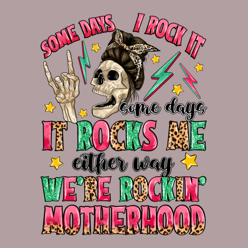 Some Days I Rock It Some Days It Rocks Me Vintage Hoodie by MaliasSmallBusiness | Teevron